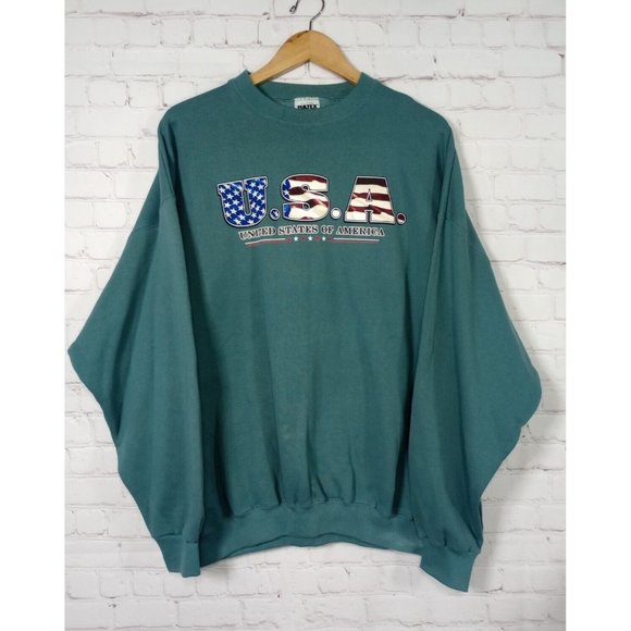 Tulex Other - Vintage Tultex USA United States Of America Sweatshirt XL Heavyweight Cotton